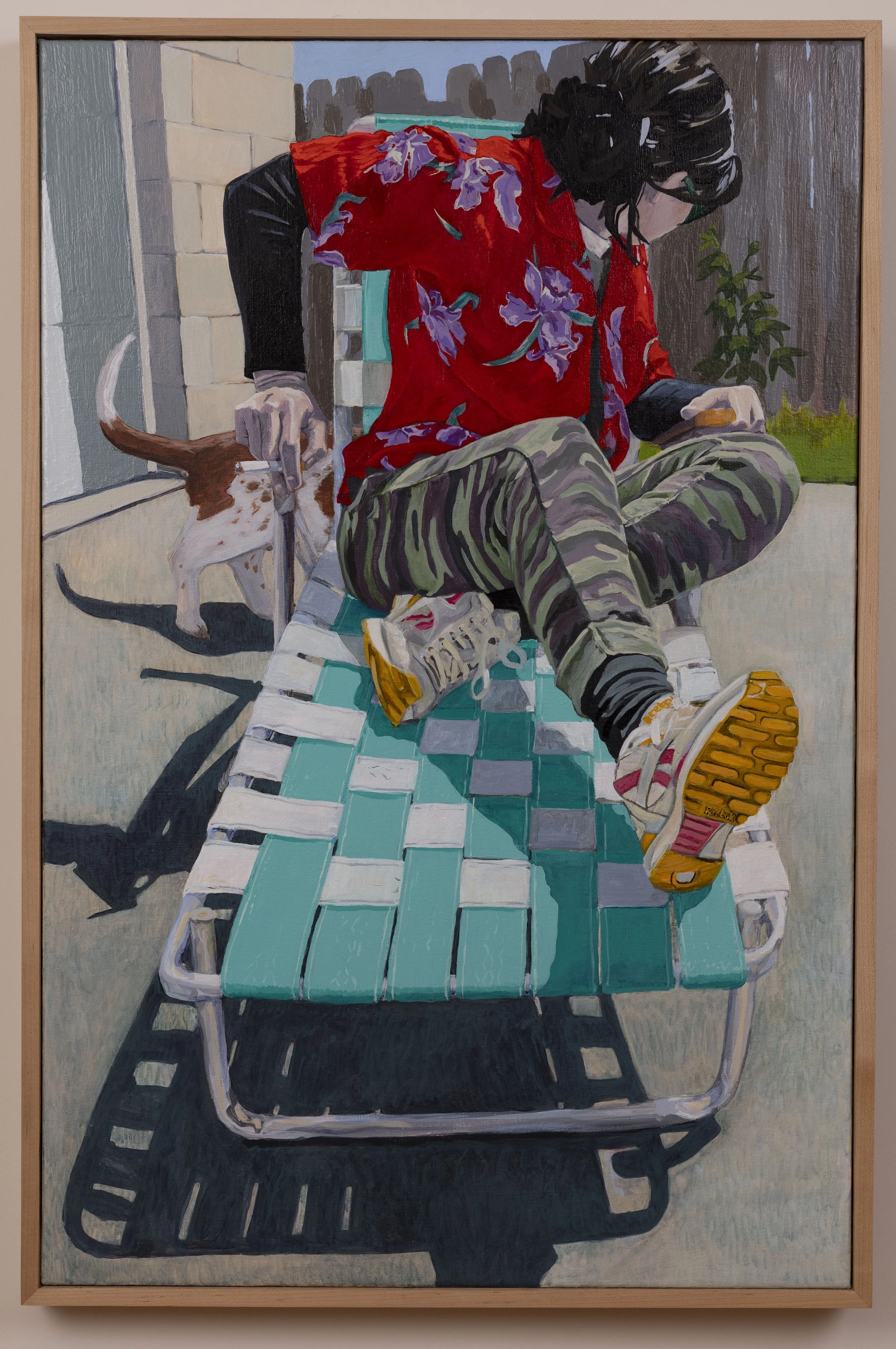 "The More You Stay The Same, The More They Seem To Change", Acrylic on Canvas, 36" x 24", 2021