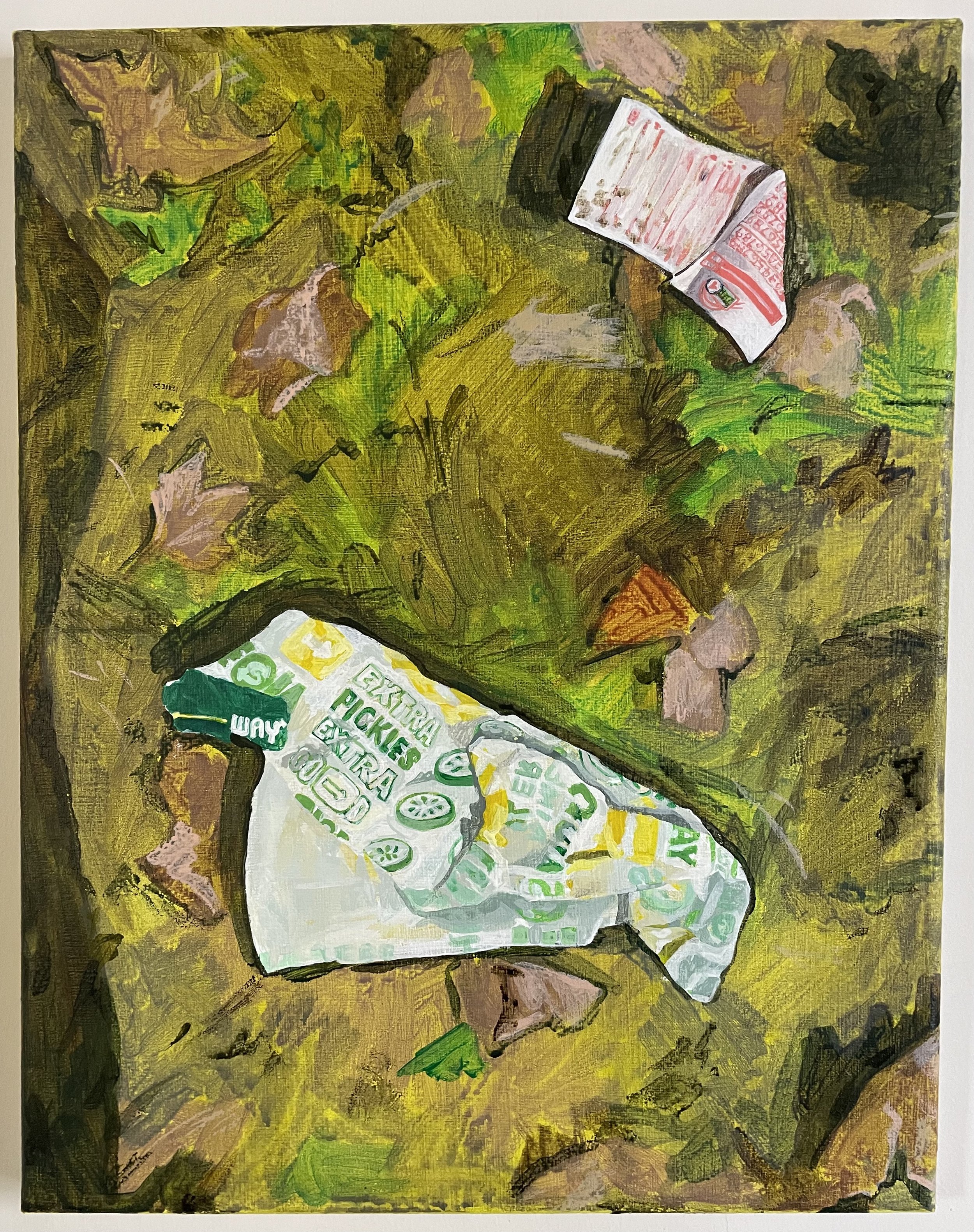"Have It Your Way", Acrylic on Canvas, 14" x 11", 2022