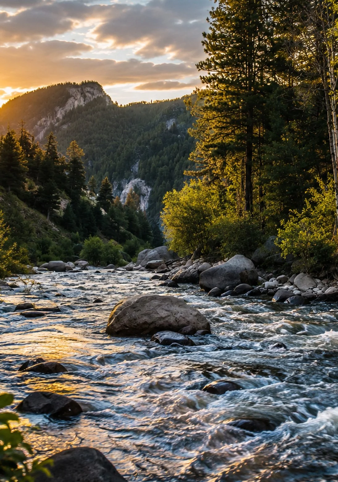 St. Vrain river near Lyons, Colorado