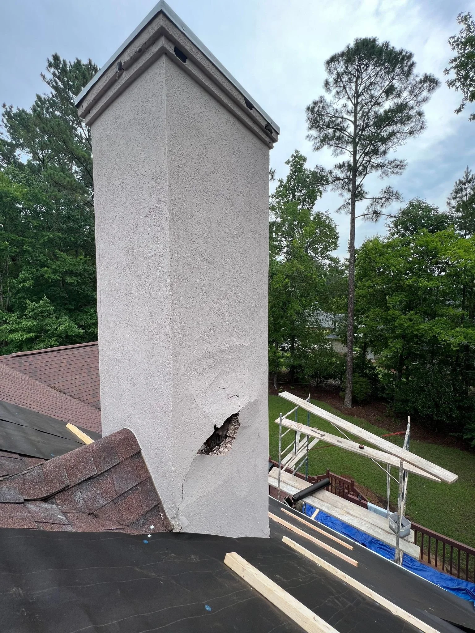 Chimney repairs — MR Masonry Co