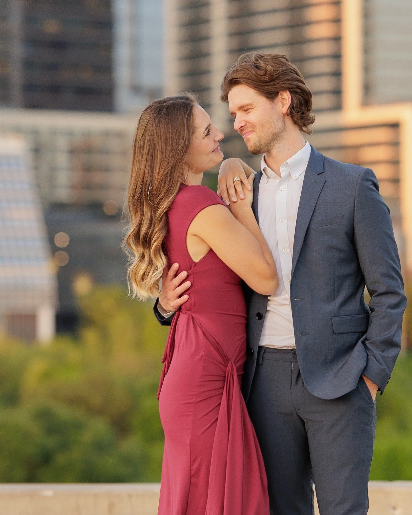 That look&hellip; you can just feel the love. These are the moments I live to capture &mdash; the ones you don&rsquo;t just see, but feel 🤍
.
.
#AustinPhotographer #AustinProposal #AustinEngagement #AustinCouples #HillCountryPhotographer #LakewayPho