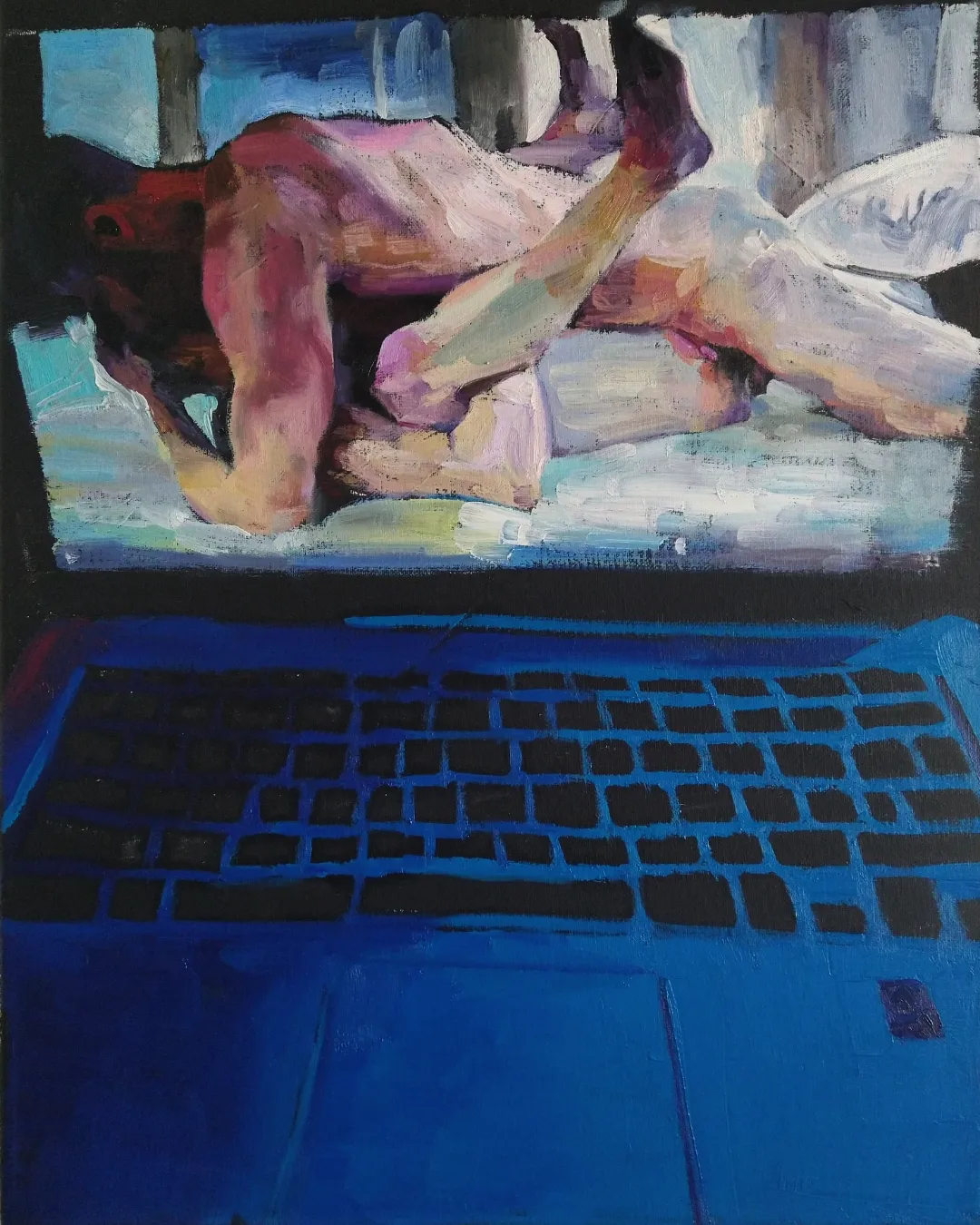 Fun Size Boys
16"x20" oil on canvas