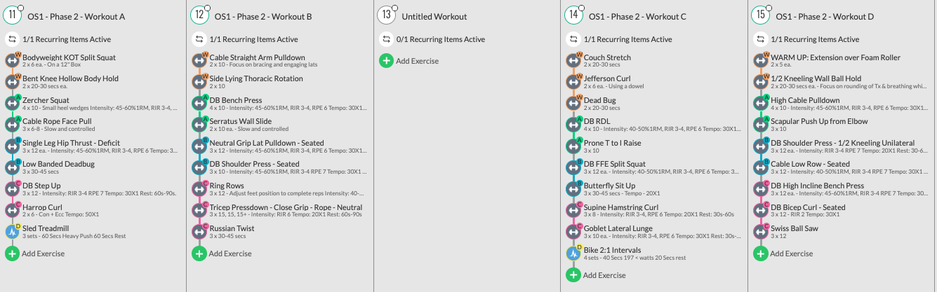 Dave Training Example - Club Crux