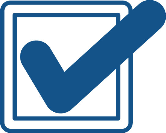blue checkbox to-do list