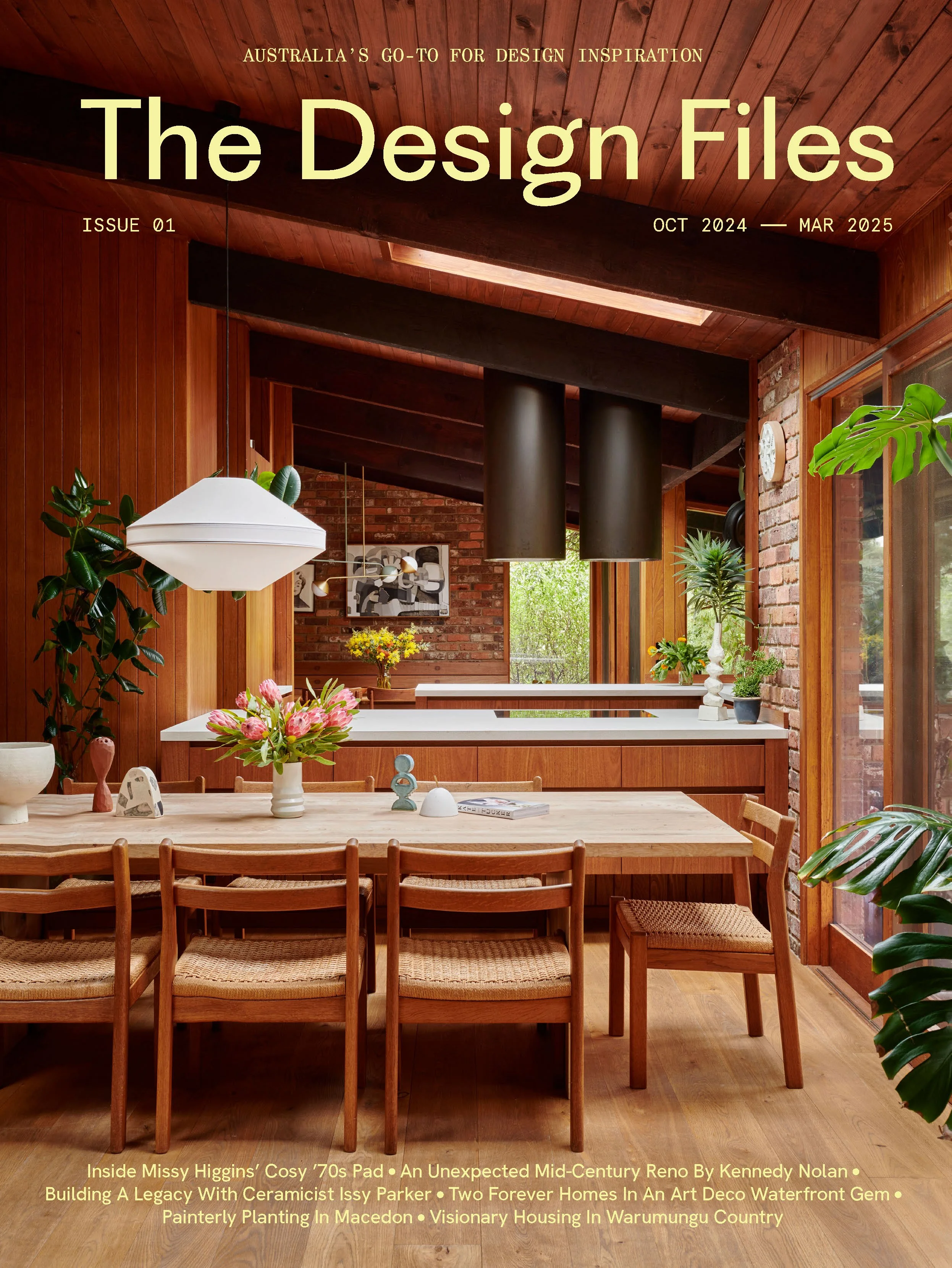October 2024 | The Design Files, Inaugural Issue | Rock Salt Apartment