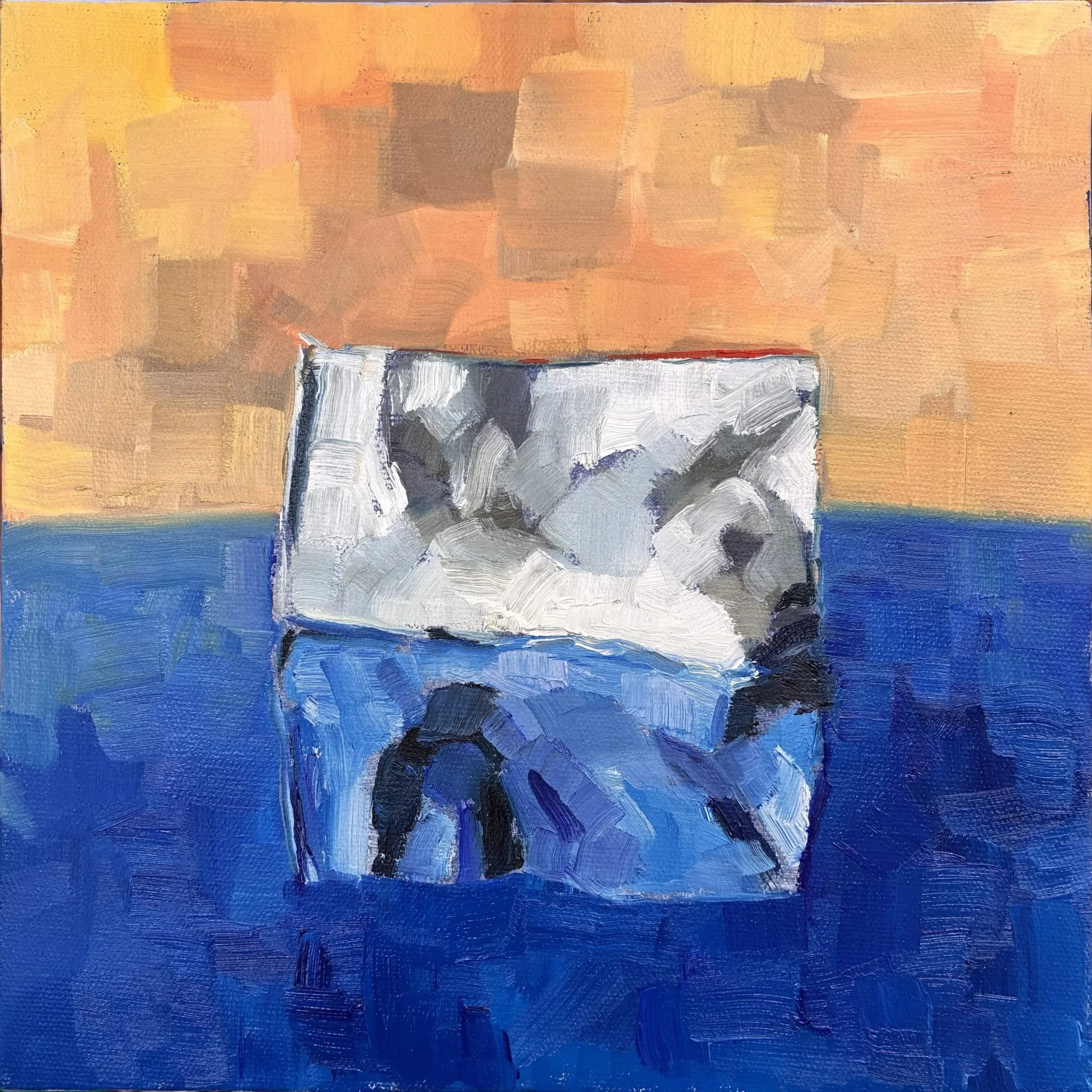  Jeff's , 2026. Oil on canvas, 10" x 10"