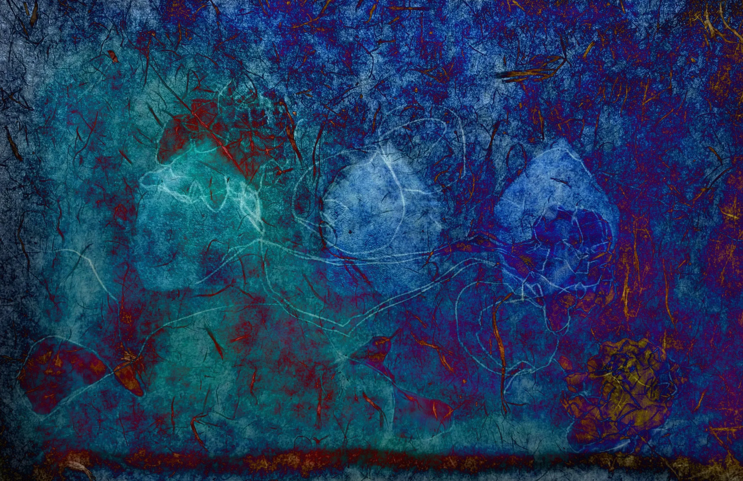  Fringe (Hanukkah) , 2025. Composite photograph (materials used to create photographed composition: Tyvek, newsprint, olive oil, graphite, and window light). 