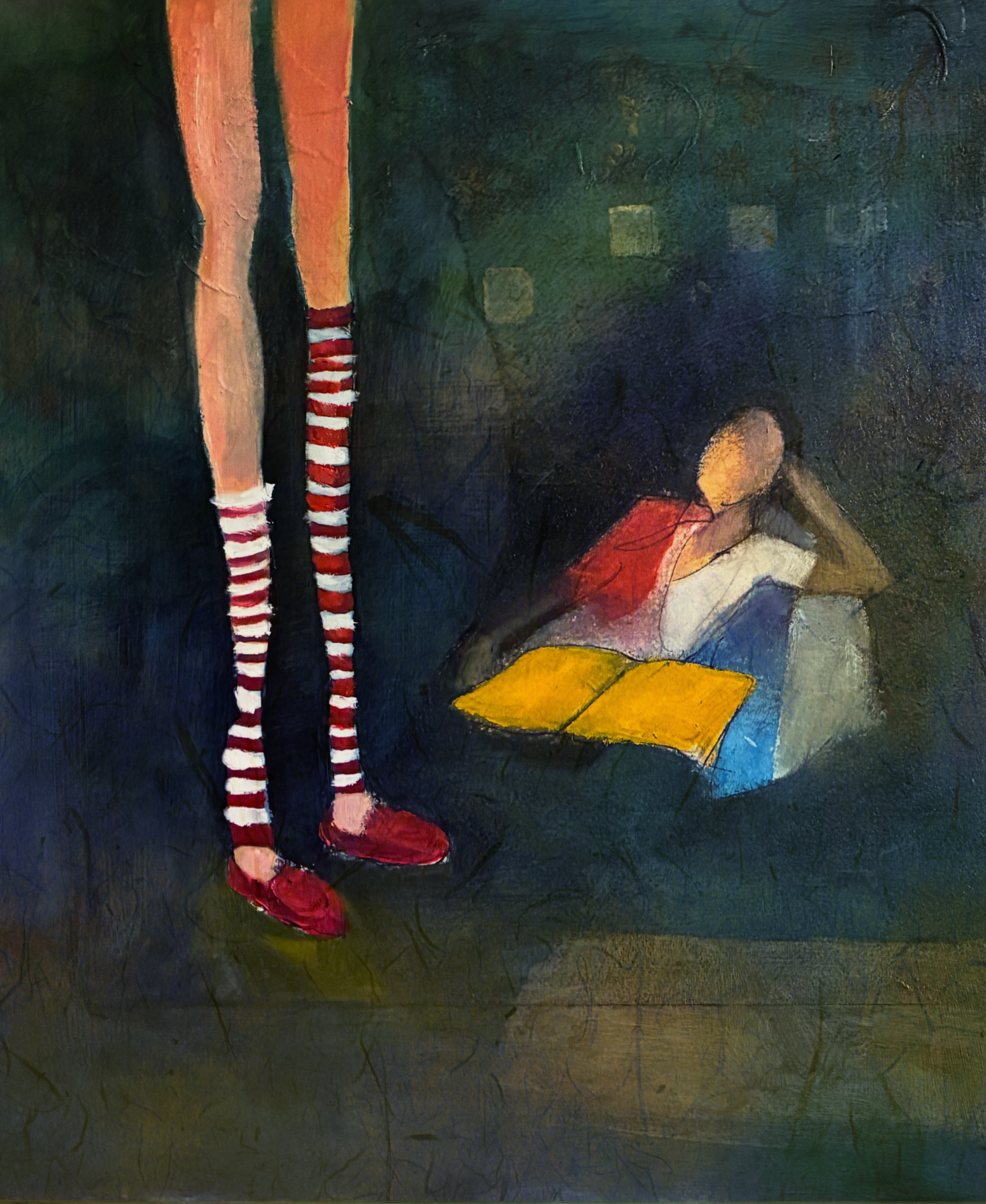  They Take Themselves Too Seriously , 2026. Mixed media techniques.