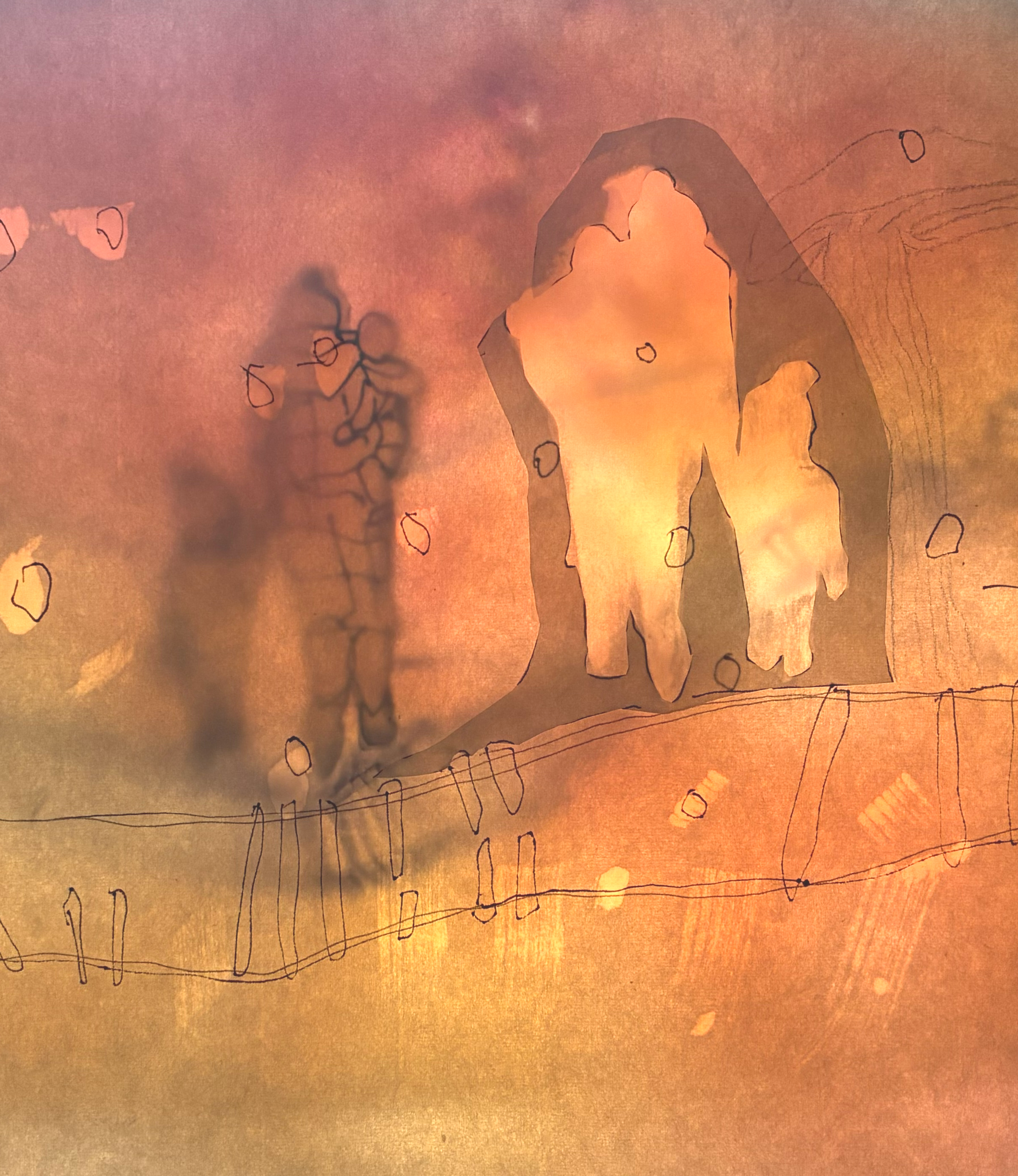  A New Thought , 2026. Mixed media techniques.