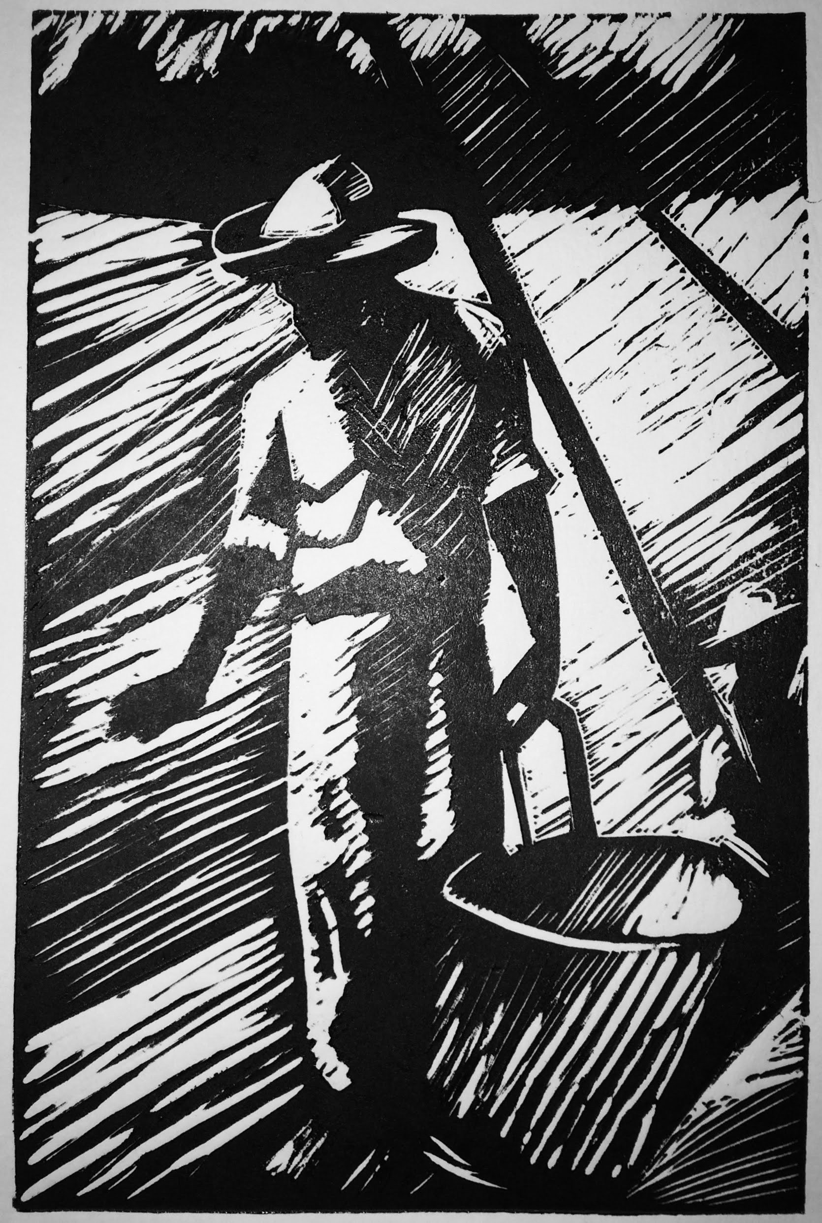  Farmer , 2018. 6" x 4".