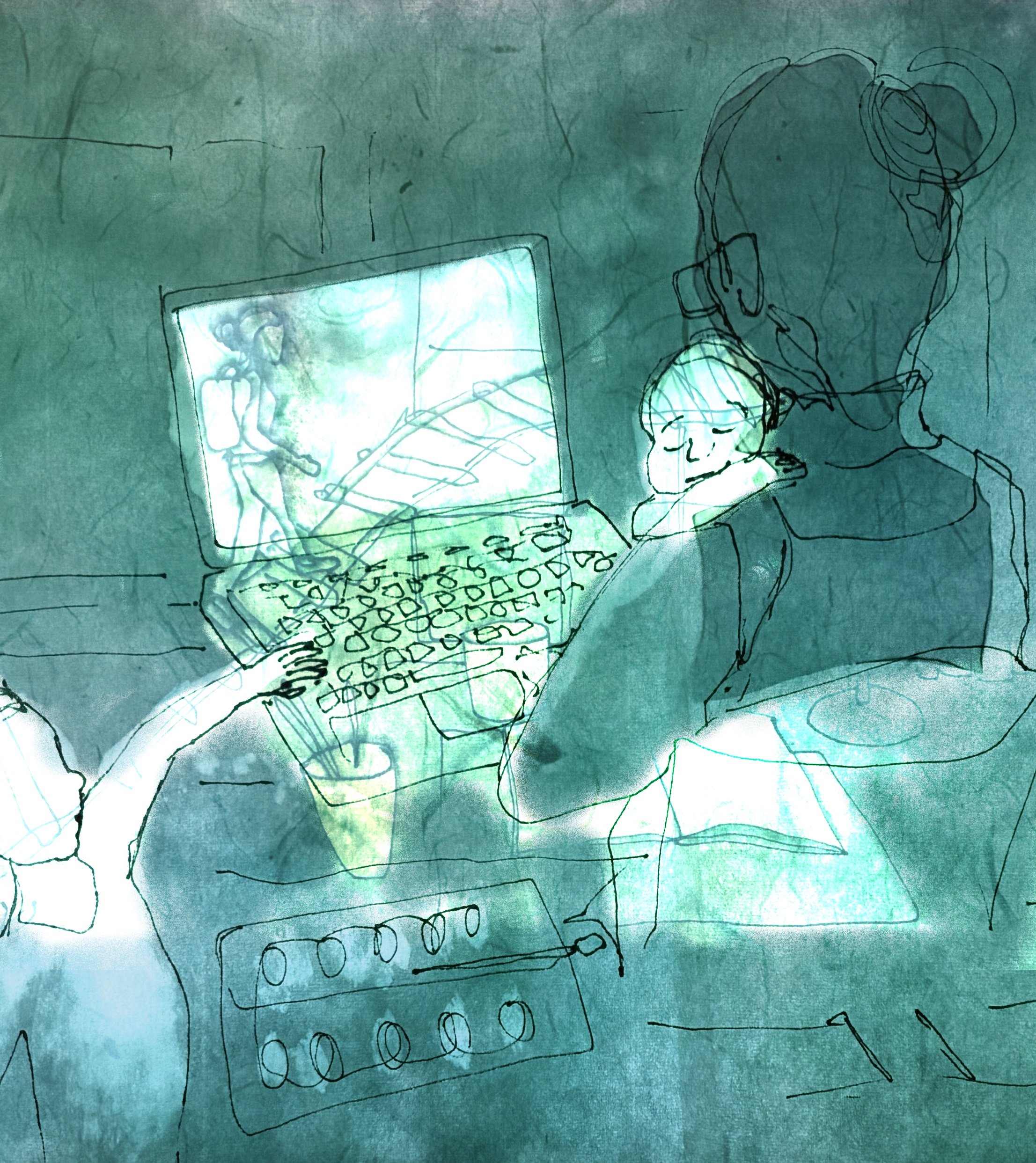  How We Work , digital photographic composite