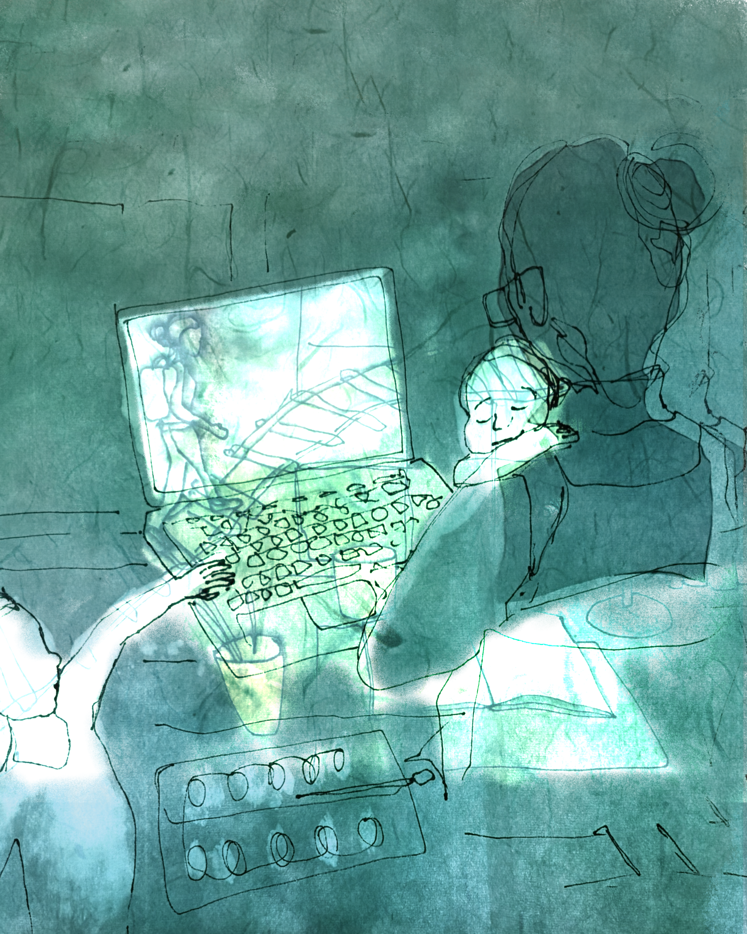  How We Work , 2026. Mixed media techniques.