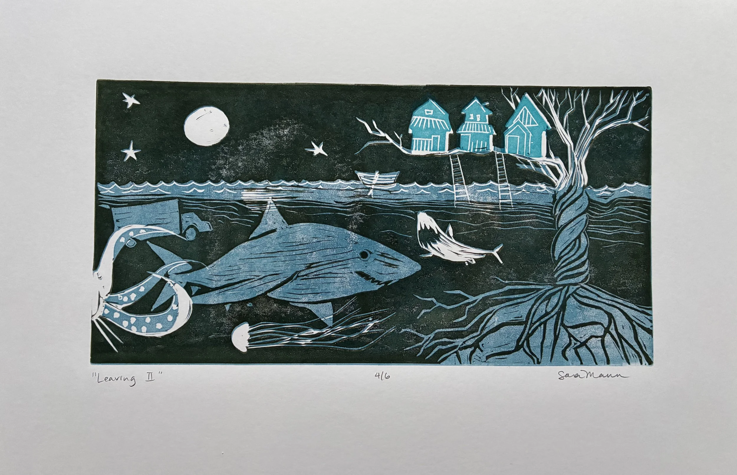  Leaving 2 , 2024. 6" x 12".