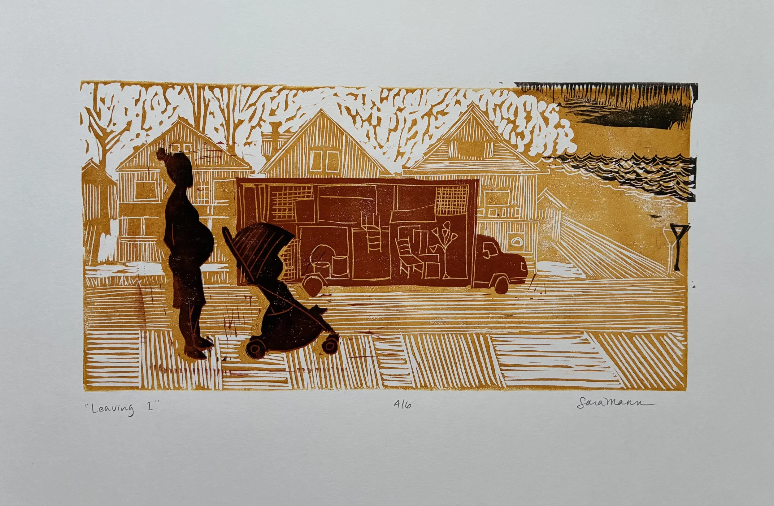  Leaving 1 , 2024. 6" x 12".