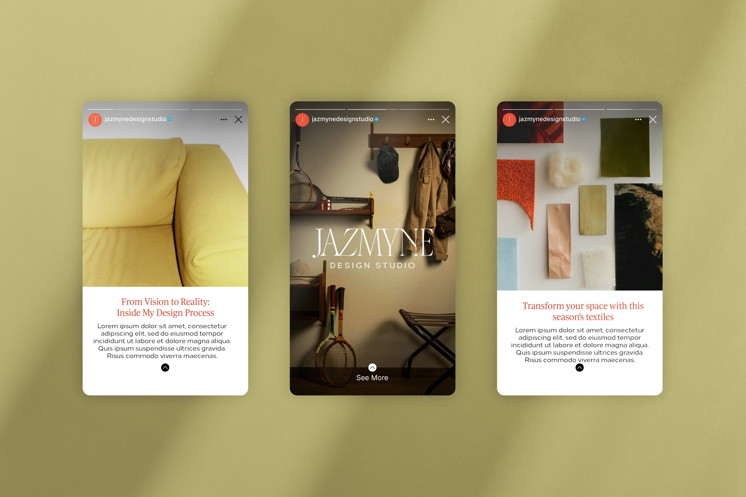 Jazmyne Design Studio — DEJAMAKES Creative Studio