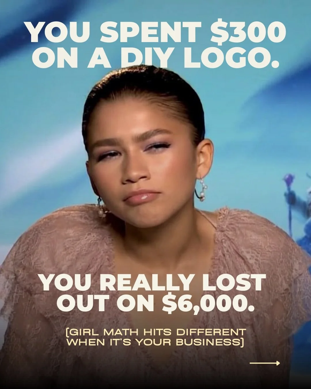 The real girl math: investing in strategic branding will make you A LOT more money in the long-term 💸💅🏾

So if you&rsquo;re ready to ditch DIY and build something that finally reflects the quality of your business, 🌟 inquire now at DEJAMAKES.com&