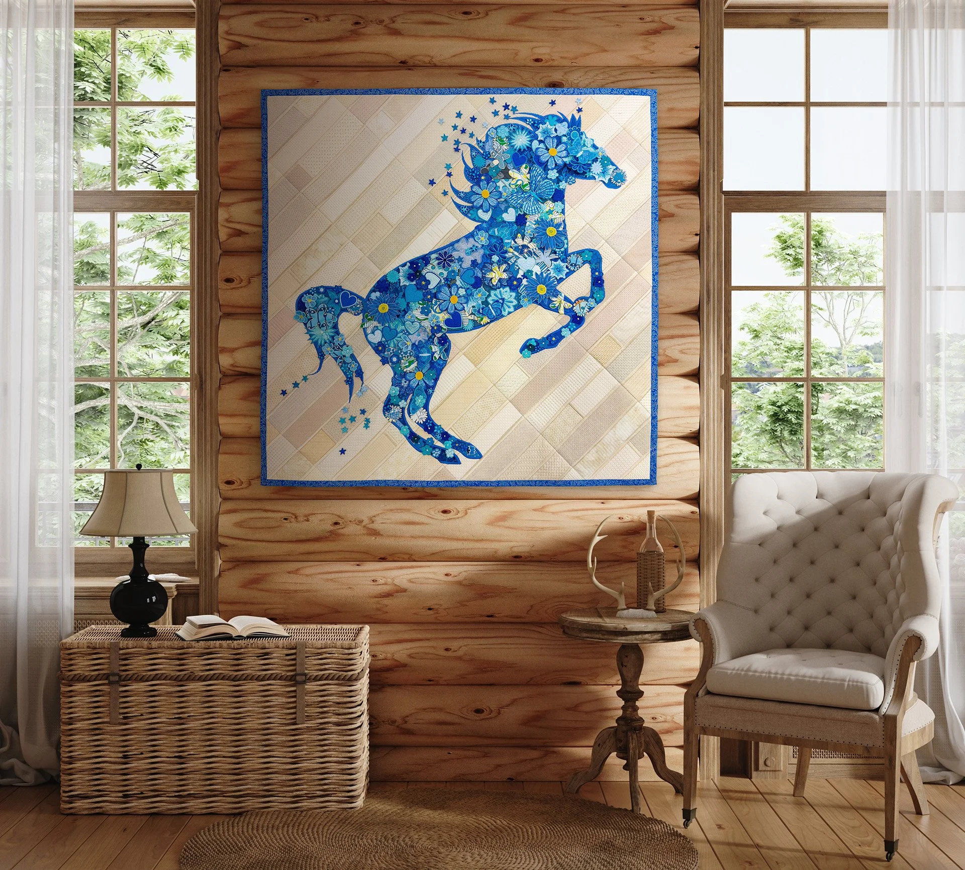 Horse Piece Rustic Room.jpg