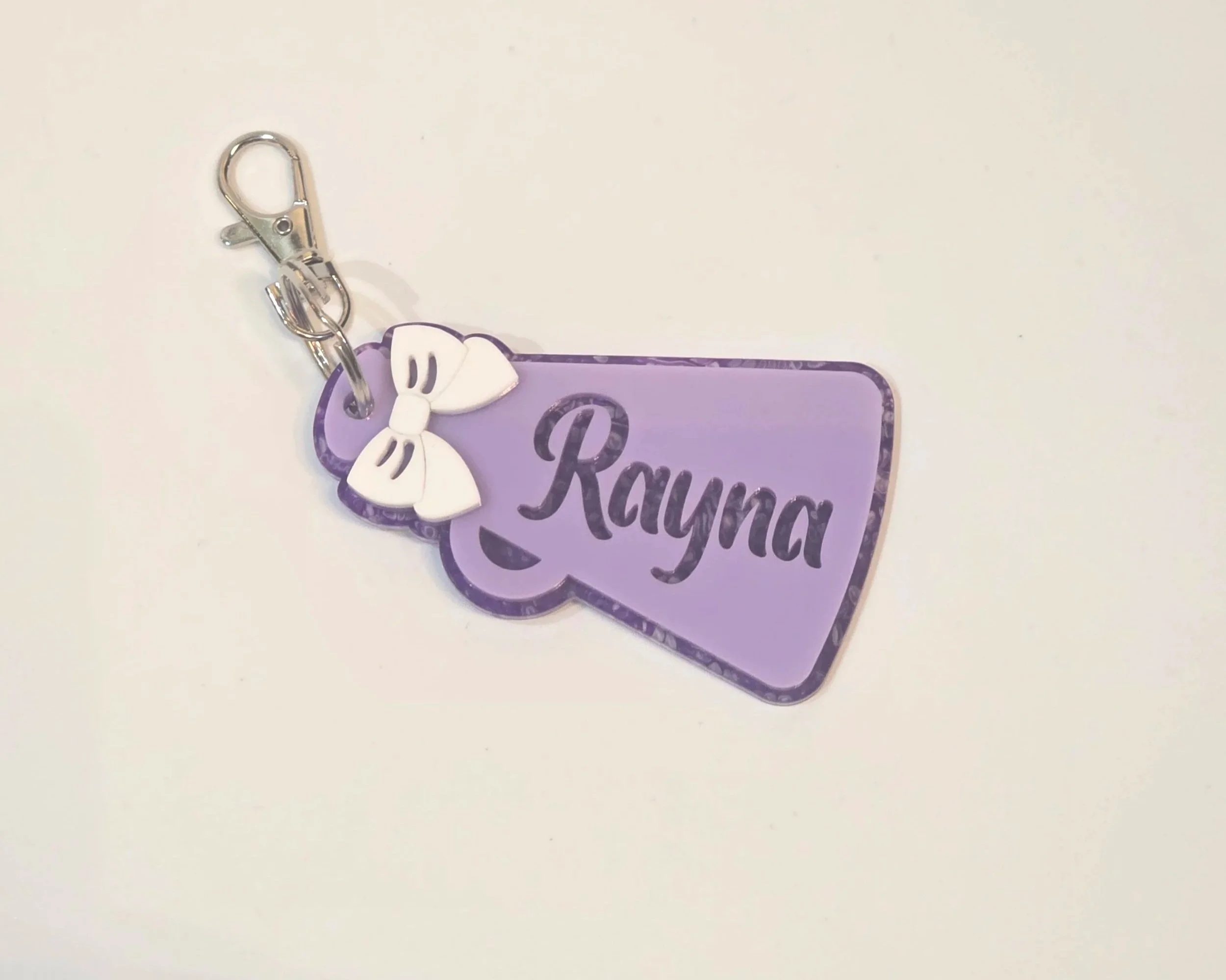 Personalized Cheer Megaphone Keychain