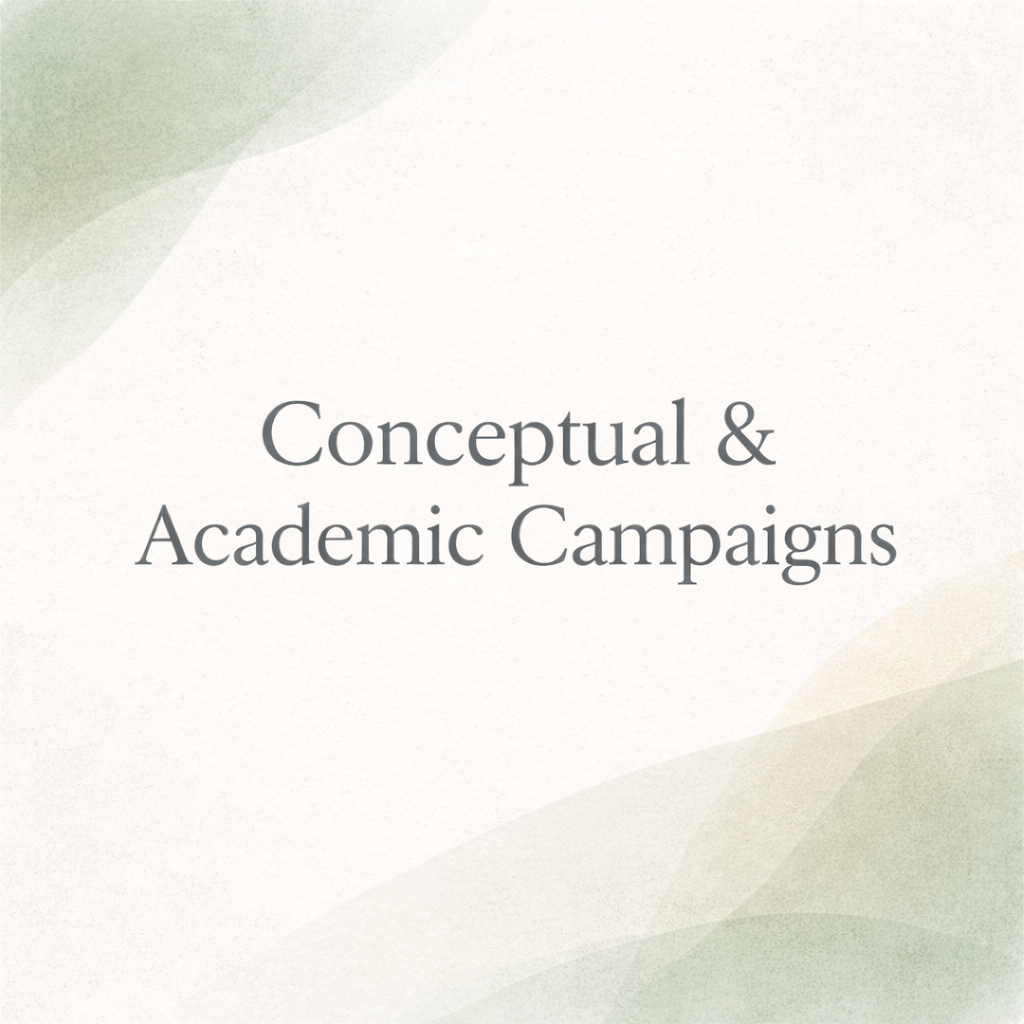 Conceptual & Academic Campaigns