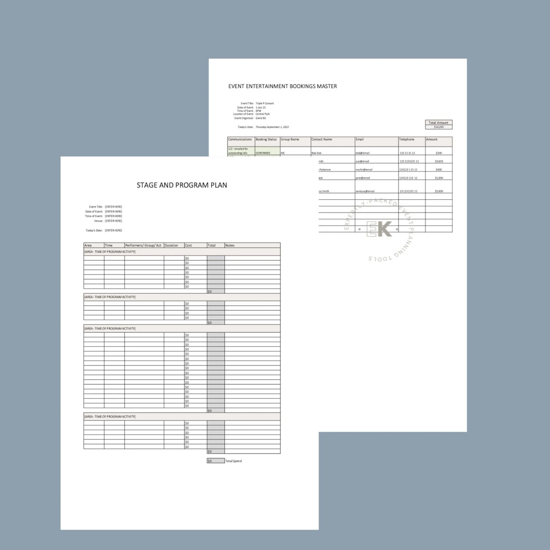 Event Programming - Template Bundles — Event Kit | Award-Winning Event ...