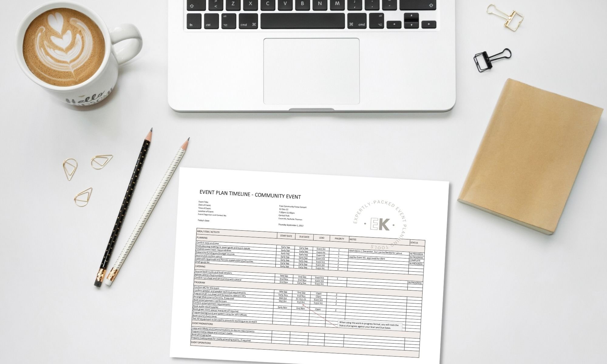 Our Favourite Event Planning Templates — Event Kit | Award-Winning ...