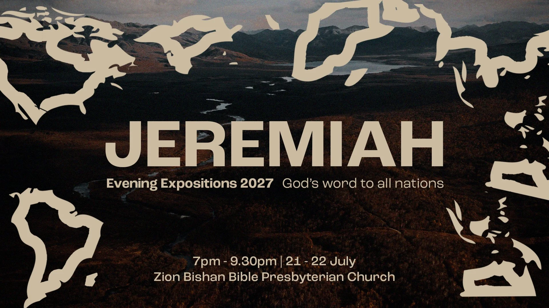 Evening Expositions from the book of Jeremiah: God’s word to all nations 