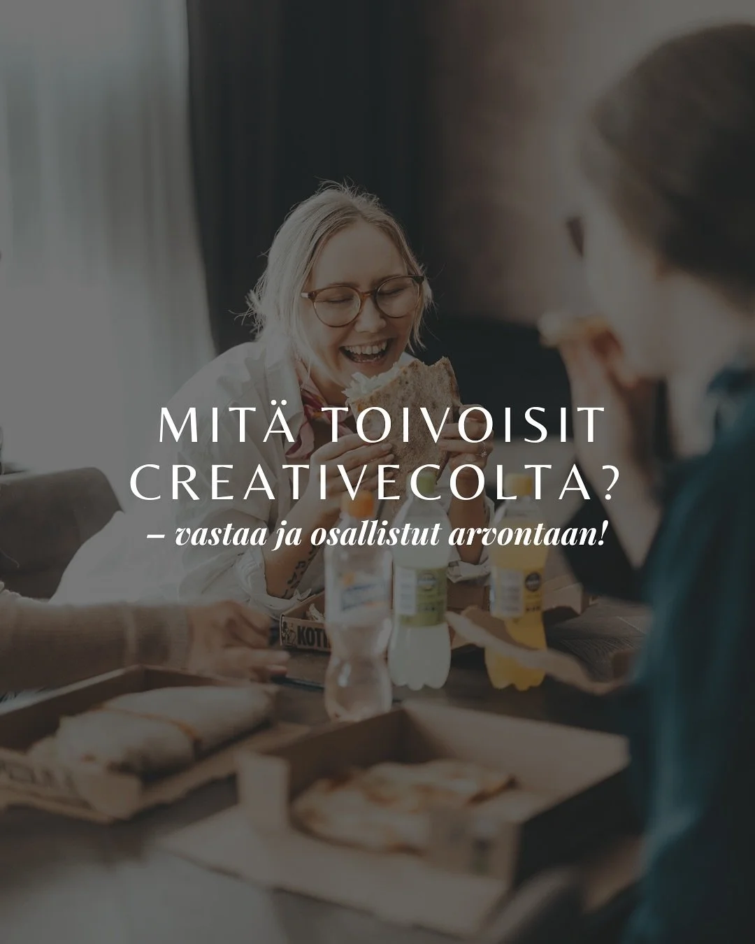 Voit voittaa itsellesi yhden kuukauden kuukausij&auml;senyyden @creativecovuores yhteis&ouml;&ouml;n! 😍

Me halutaan luoda t&auml;st&auml; yhteis&ouml;st&auml; sellainen, miss&auml; te ihanat tyypit aidosti viihdytte, joten haluttiin ottaa teid&auml