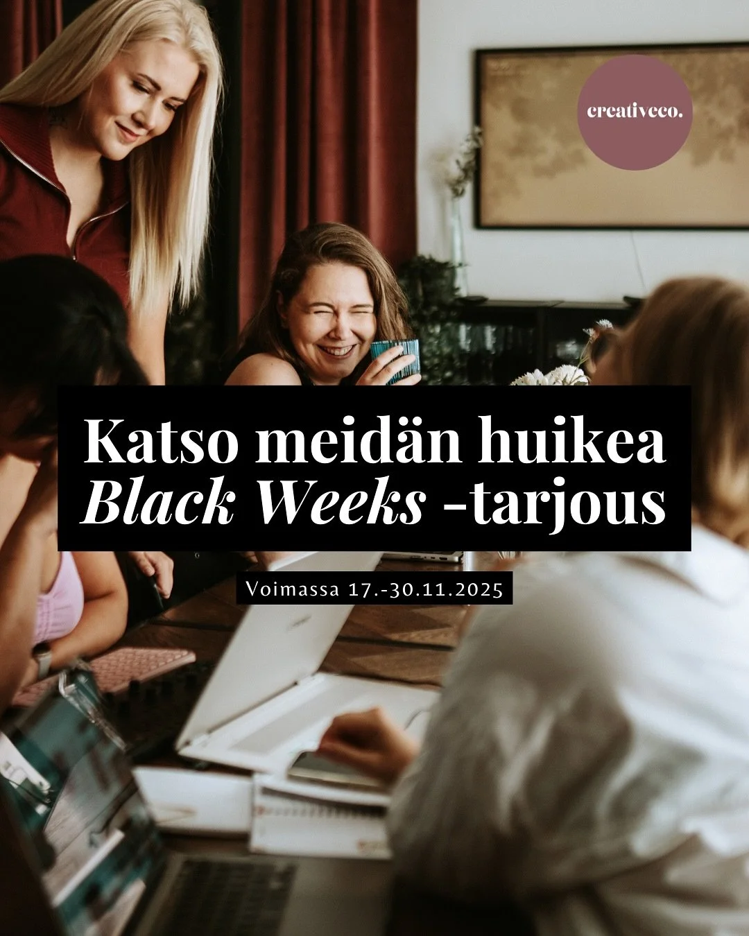 BLACK WEEKS 🖤 J&auml;senyys huippuhintaan koko vuodeksi!

Luvattiin teille huikea tarjous meid&auml;n j&auml;senyydest&auml; ja seh&auml;n me toimitetaan:

Vuosij&auml;senyys 400 &euro; + alv
- tammi-joulukuu 2026

Kev&auml;tkausi 230 &euro; (norm. 