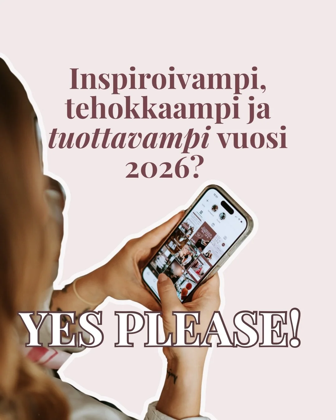 Meid&auml;n member chatti aktivoitui t&auml;n&auml;&auml;n taas joulutauon j&auml;lkeen ja avattiin ilmoittautuminen kolmeen huikeaan j&auml;sentapahtumaan 😍

Luvassa on menneen vuoden reflektointia, jotta voidaan asettaa t&auml;lle vuodelle uudet t