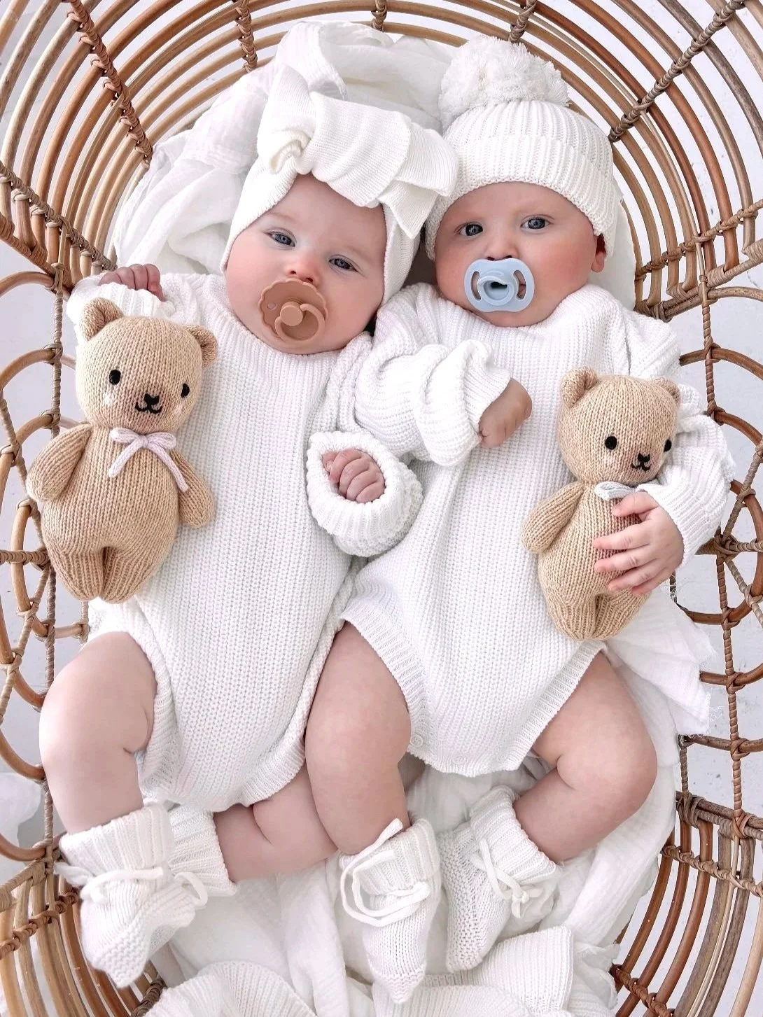 Knit Romper - Milk