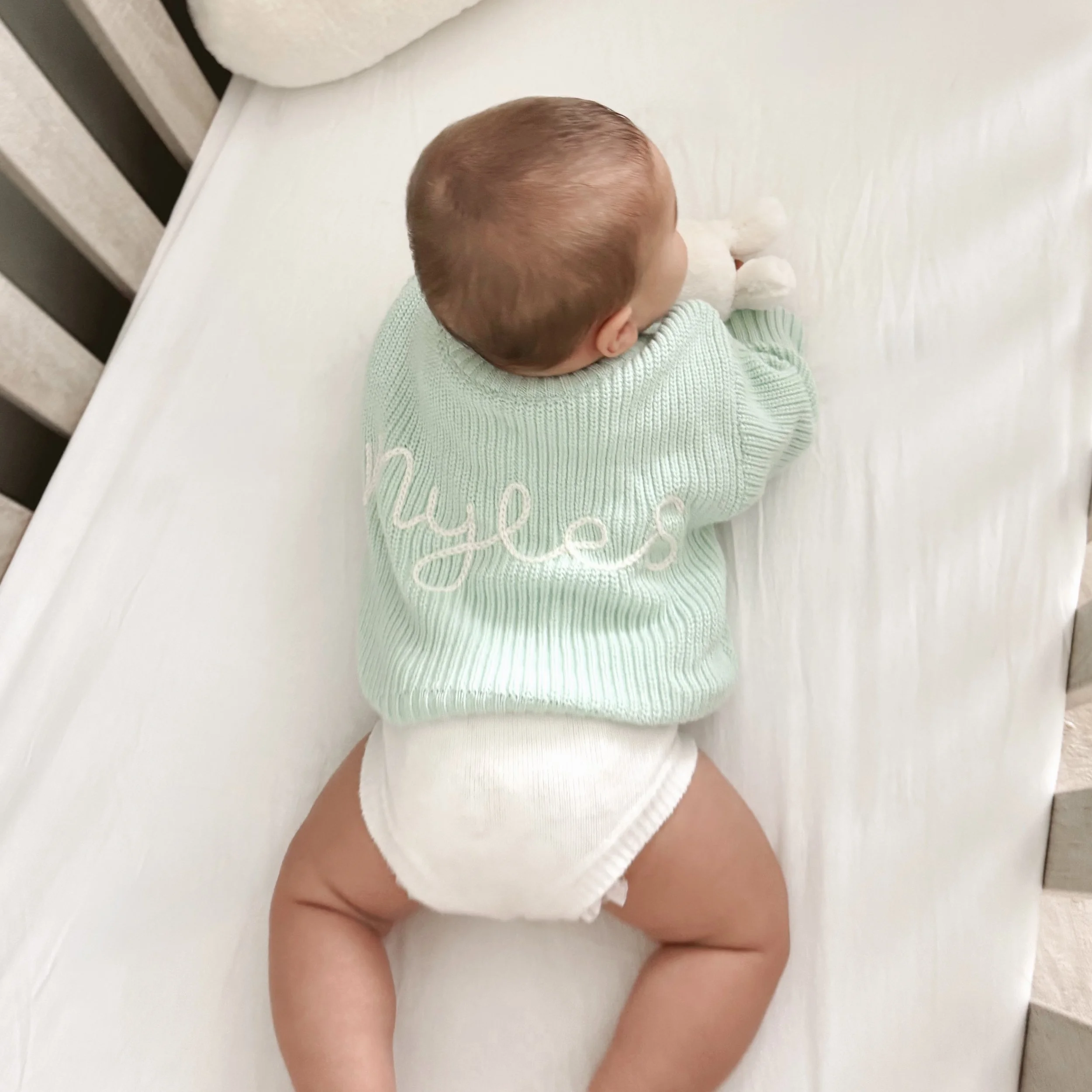 Knitted Jumper - Mint Chip