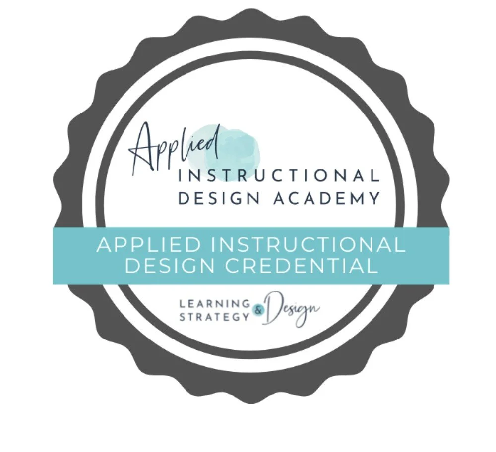 APPLIED INSTRUCTIONAL DESIGN CREDENTIAL
