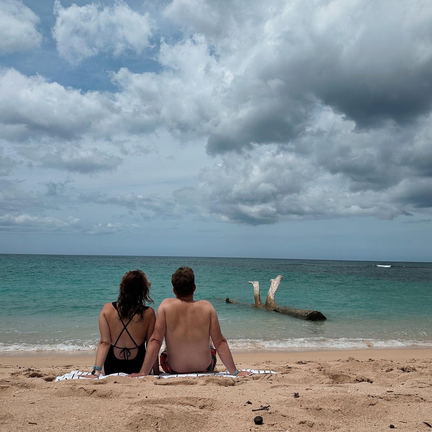 Two years ago we got married on this beach. A little over two weeks ago we returned to swim and soak up the sun for an early anniversary getaway. We had it all to ourselves and it was absolute perfection. Cheers to two years!