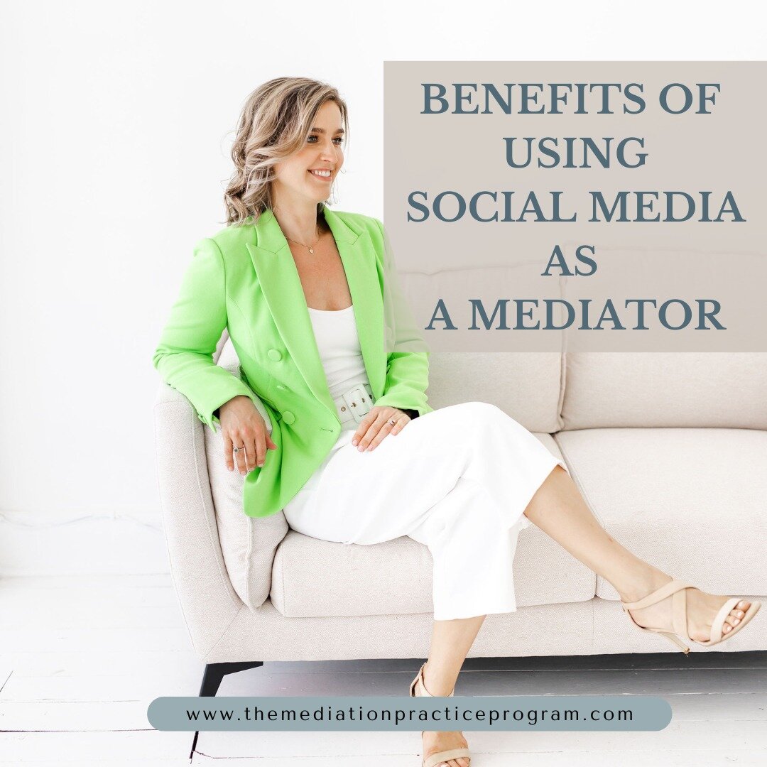Do you find it hard to promote yourself on social media?
�
�You're not alone!
�
�I used to feel the same way, thinking that social media wouldn't be helpful in my line of work as a mediator. But that was just a story I created for myself.
�
�I though