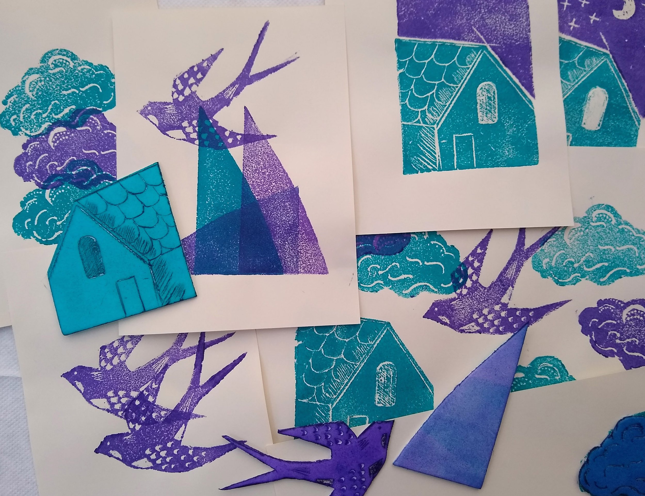 Printmaking Techniques: Why You Should Use a Brayer - Cloth Paper