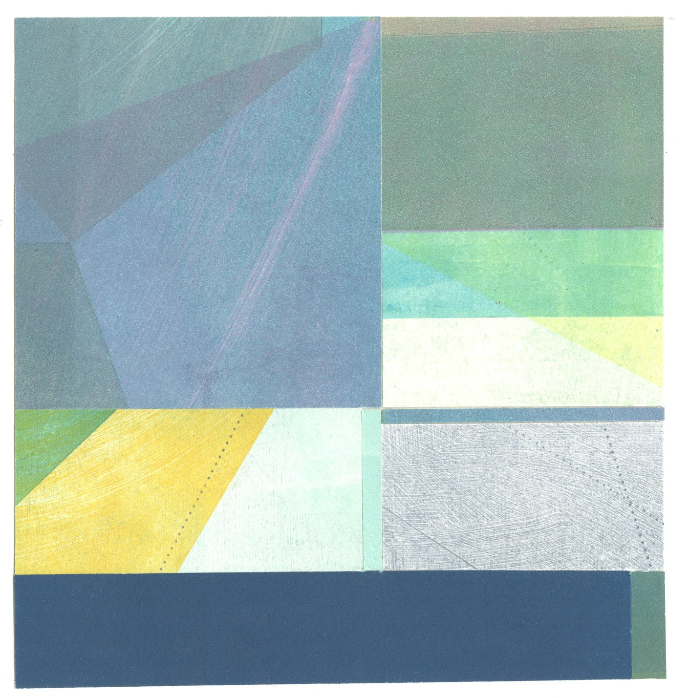 Geometric print by Artist and Printmaker Kate Watkins