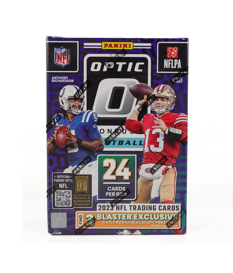 2023 Panini Donruss Optic Football 6-Pack Hobby Blaster Box (Blue Scope)
