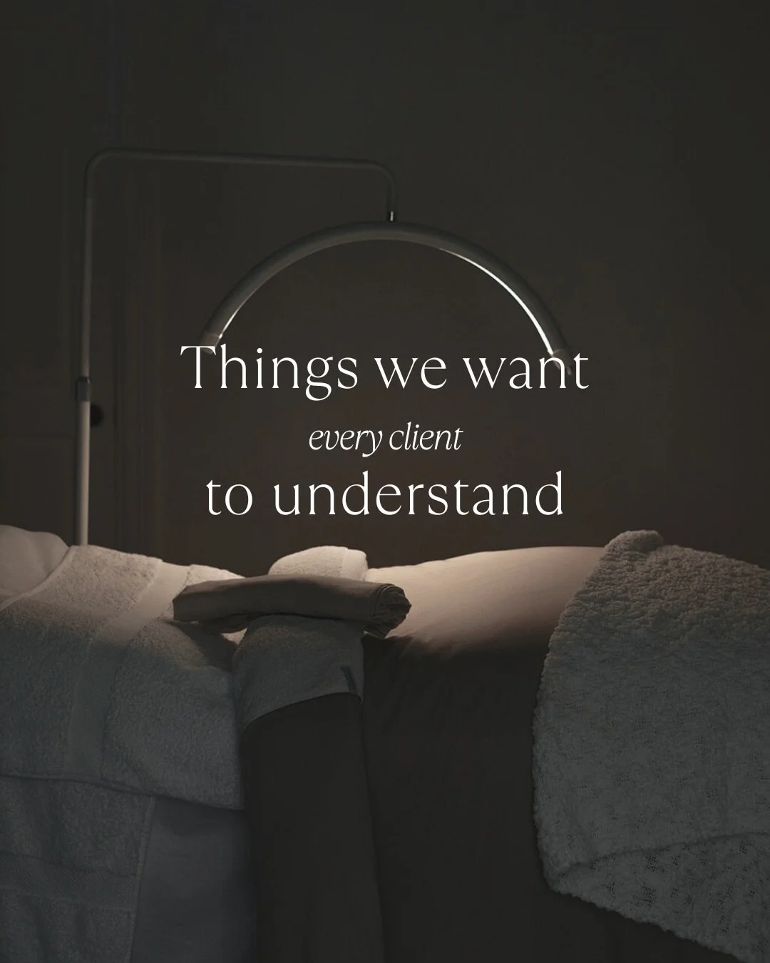 A few things we want every client to know 🤍
You&rsquo;ll never be judged here.
You don&rsquo;t need &ldquo;perfect&rdquo; skin.
It&rsquo;s okay to have a budget.
SPF matters more than trends.
And questions are always encouraged.

Our goal is healthy