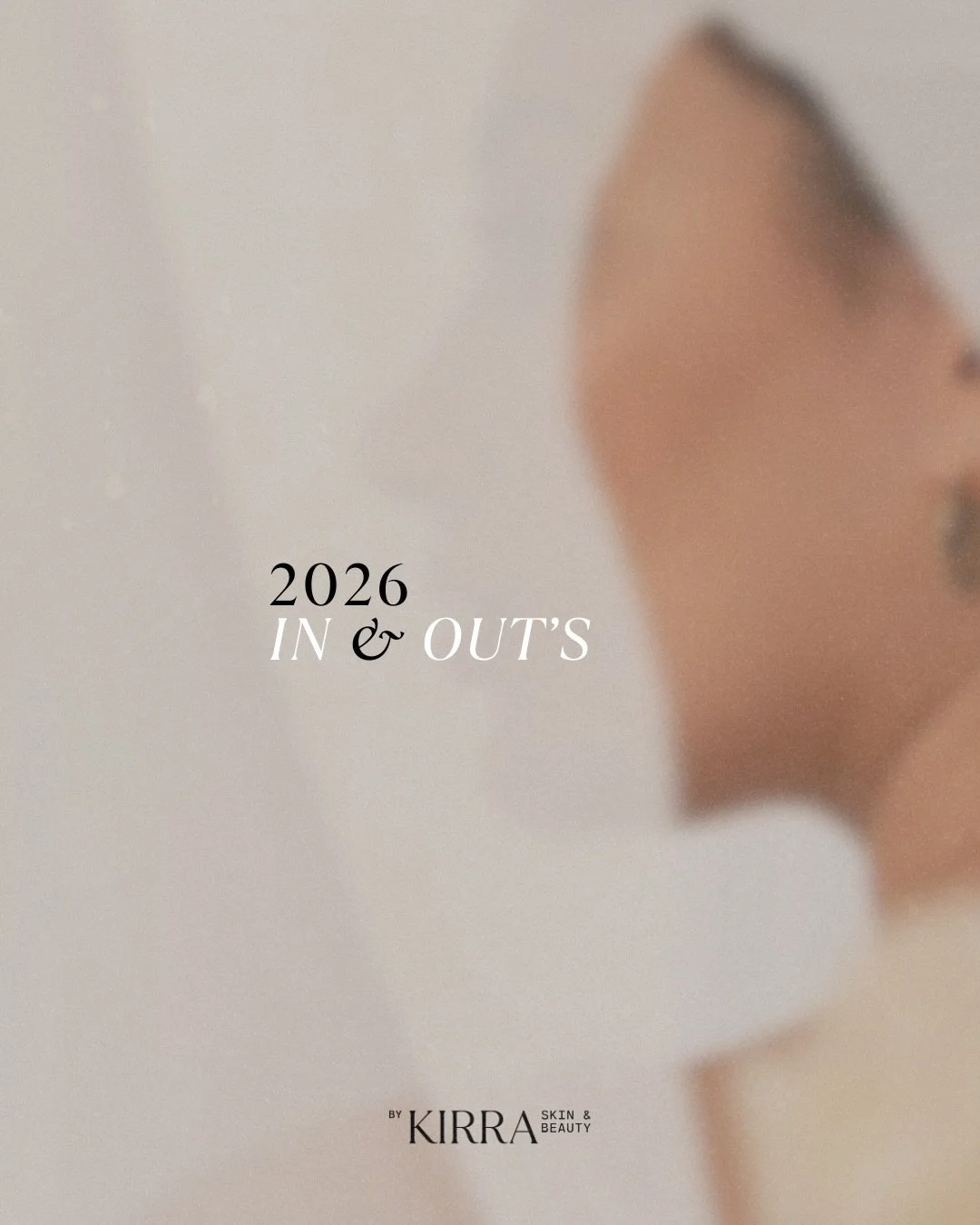 2026 INs &amp; OUTs ✨
This year is about results that last &mdash; not viral fixes.
Book your skin journey with us 🤍