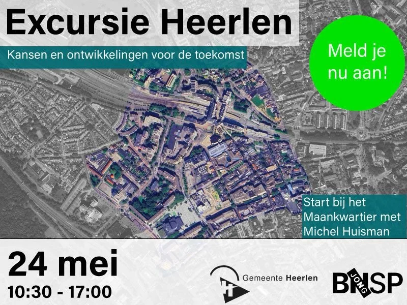Op vrijdag 24 mei organiseert JONG BNSP een excursie samen met de Gemeente Heerlen