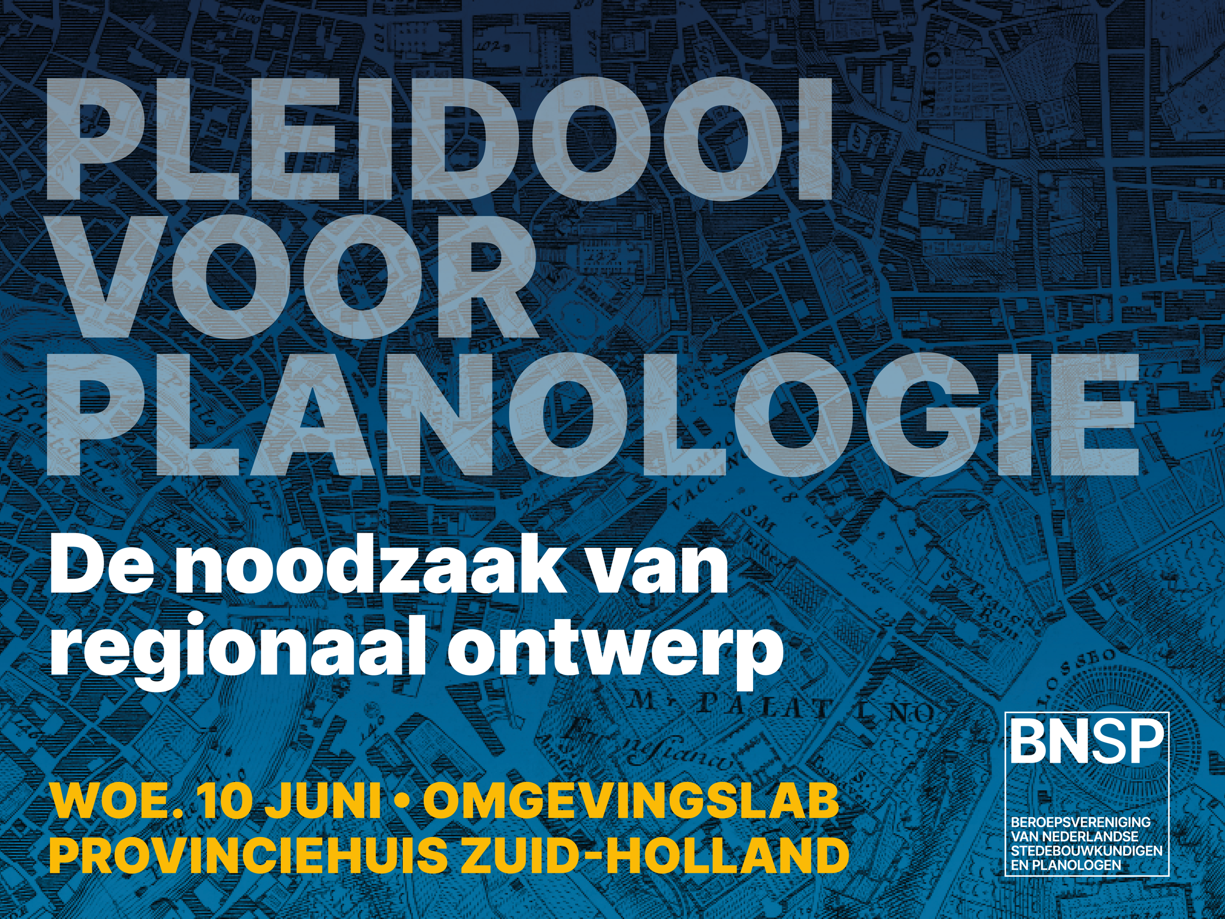 Pleidooi voor Planologie