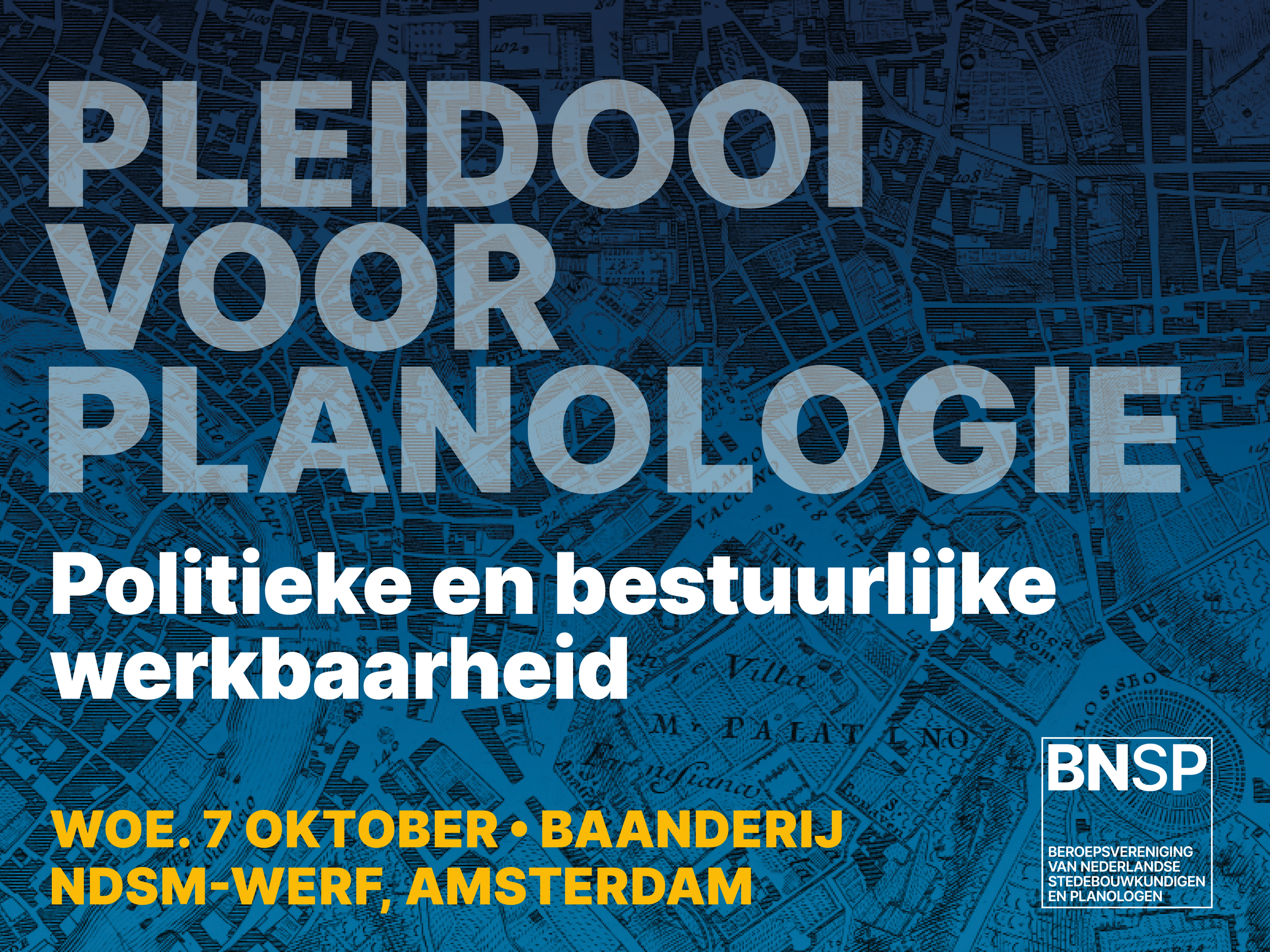 Pleidooi voor Planologie