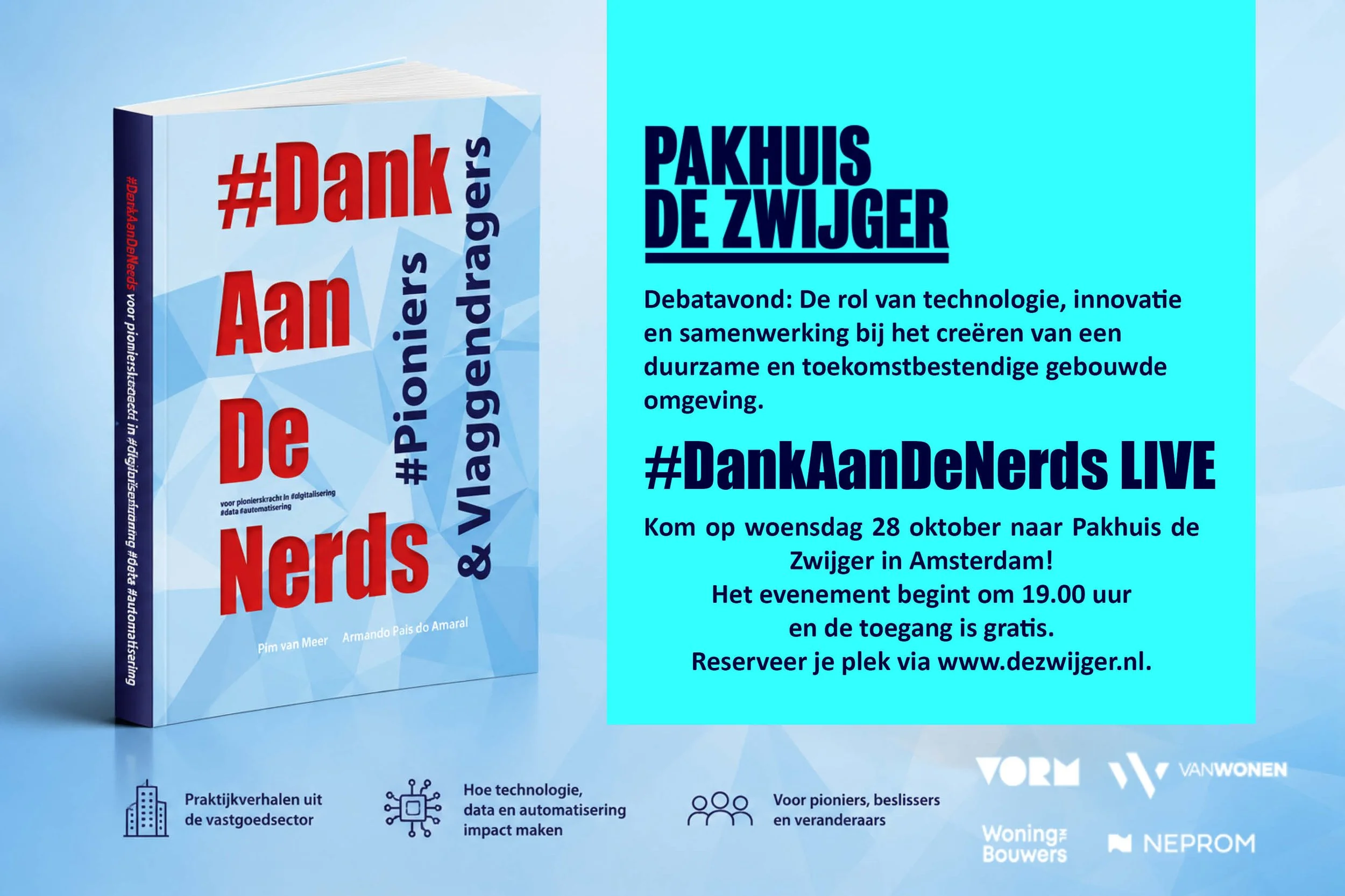 Pakhuis de Zwijger: Tech voor een duurzaam gebouwde omgeving