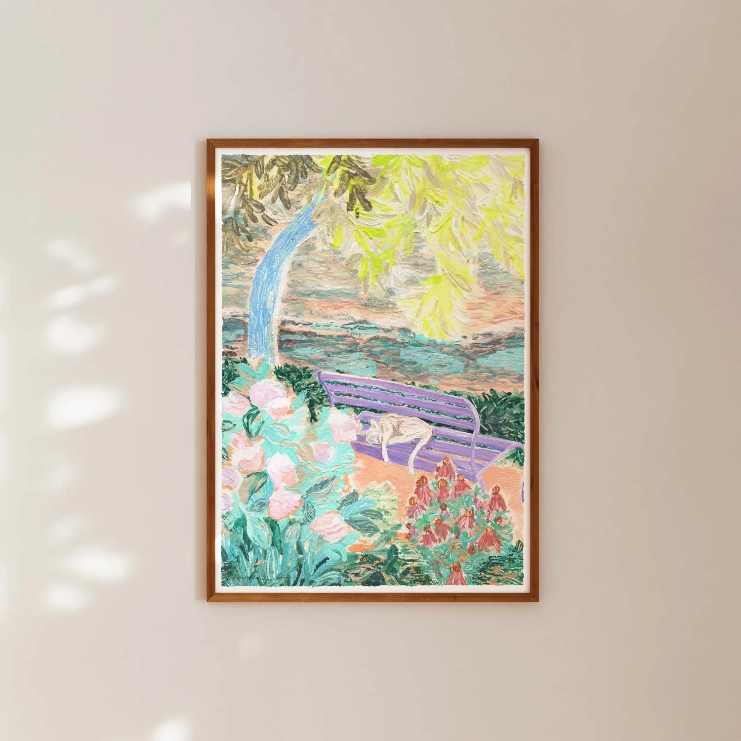 The Purple Bench | Print