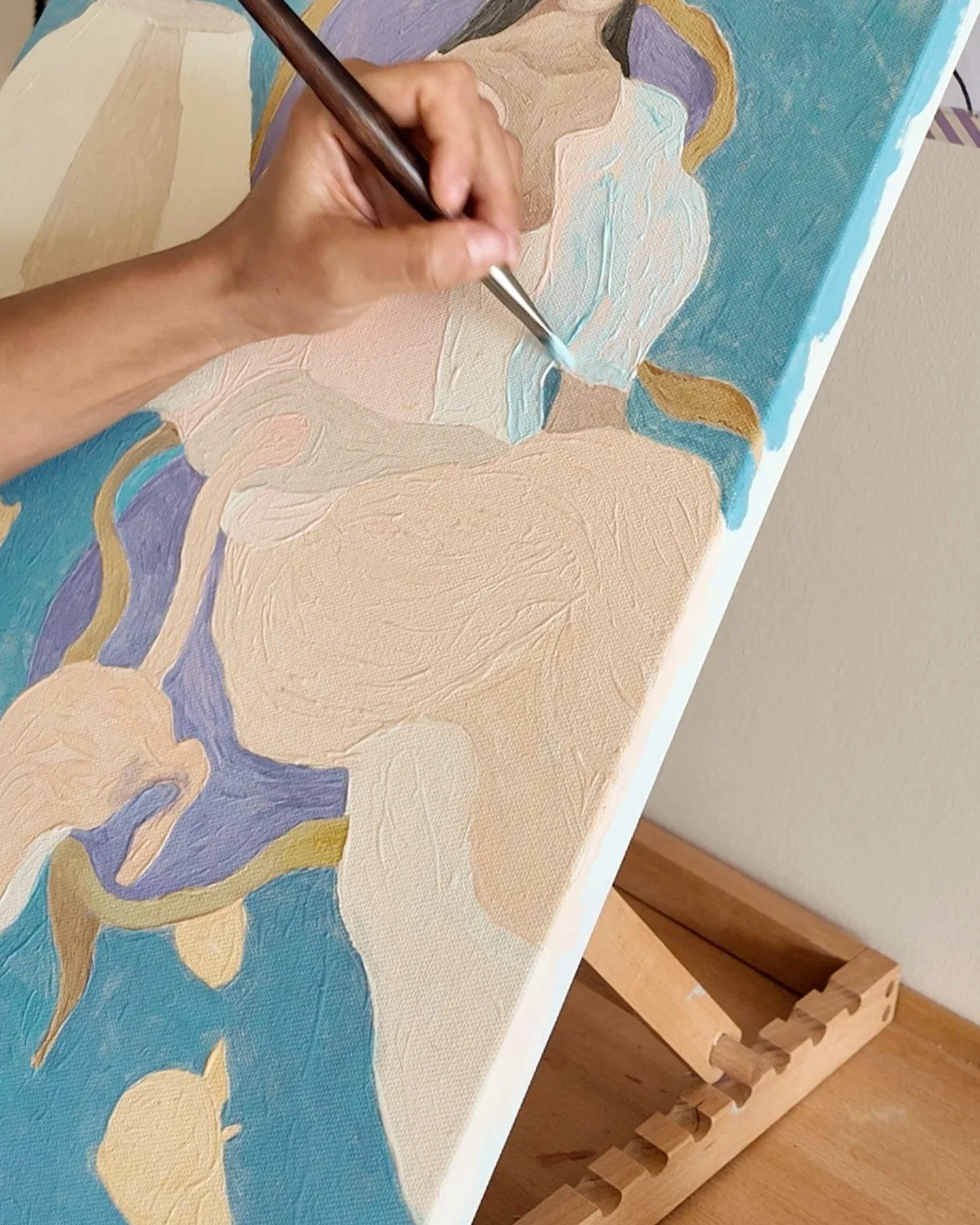 February was painting, cats, painting cats, cats and more painting, and more cats.