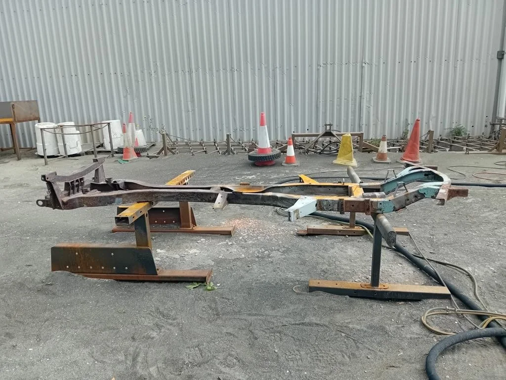 M&J Blast Cleaning - sandblasting restoration classic car chassis - West Midlands