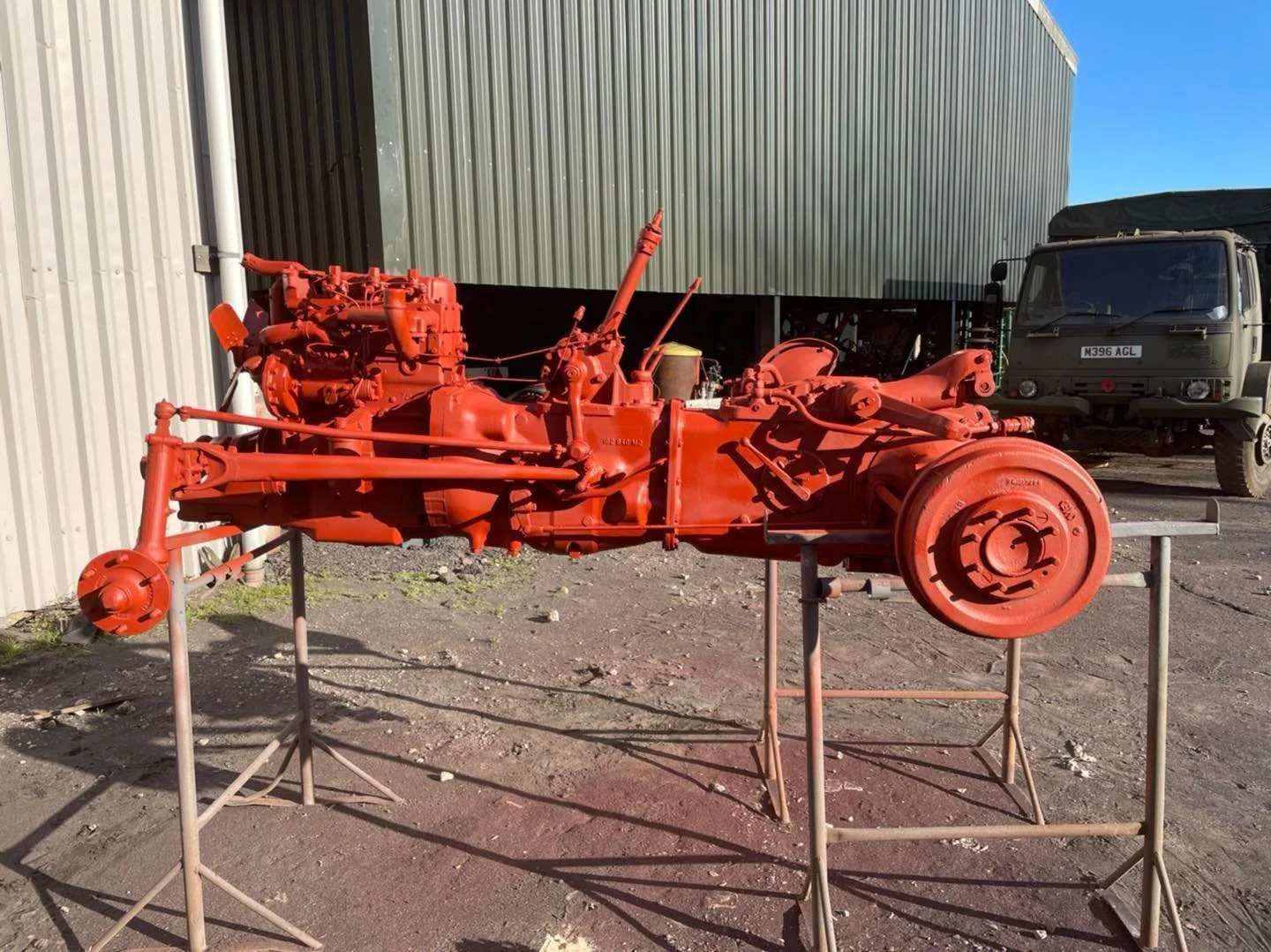 M&J Blast Cleaning - sandblasting tractor rust removal and painting - West Midlands