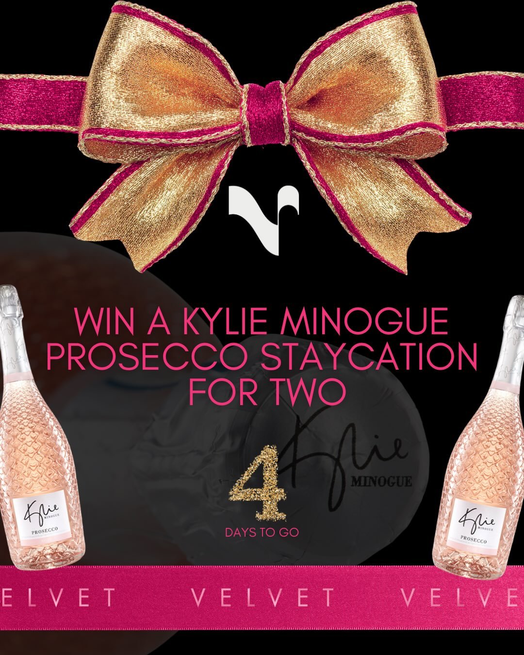 Win a @kylieminoguewines Prosecco Staycation for 2 including a cosy overnight stay and a chilled bottle of Kylie Prosecco waiting in your room on arrival. It&rsquo;s festive, it&rsquo;s fabulous, and it&rsquo;s the perfect way to add some shimmer to 