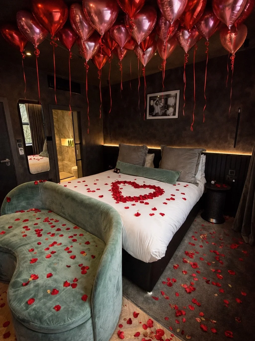 Staying in is the plan ❤️🍾 Cuddled up, @kylieminoguewines on ice, nowhere else to be but in your room. 

Not everything needs to be loud in the season of love sometimes you just slow down, cheers to you (or each other), and enjoy the moment 🌹