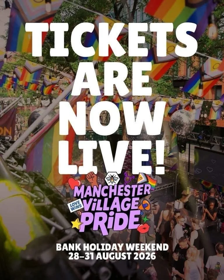 Manchester Village Pride 2026 is about more than just the glitter ✨🫶🏻🏳️&zwj;🌈

It&rsquo;s about the community, the history, and the people who built these streets into what they are today! 

Tickets are officially LIVE 🎟️ @manchestervillagepride